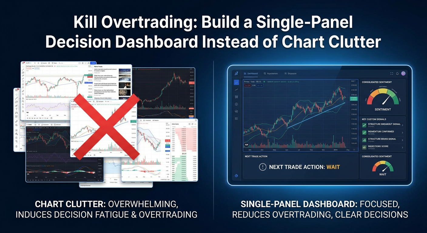 Kill Overtrading: Build a Single-Panel Decision Dashboard Instead of Chart Clutter