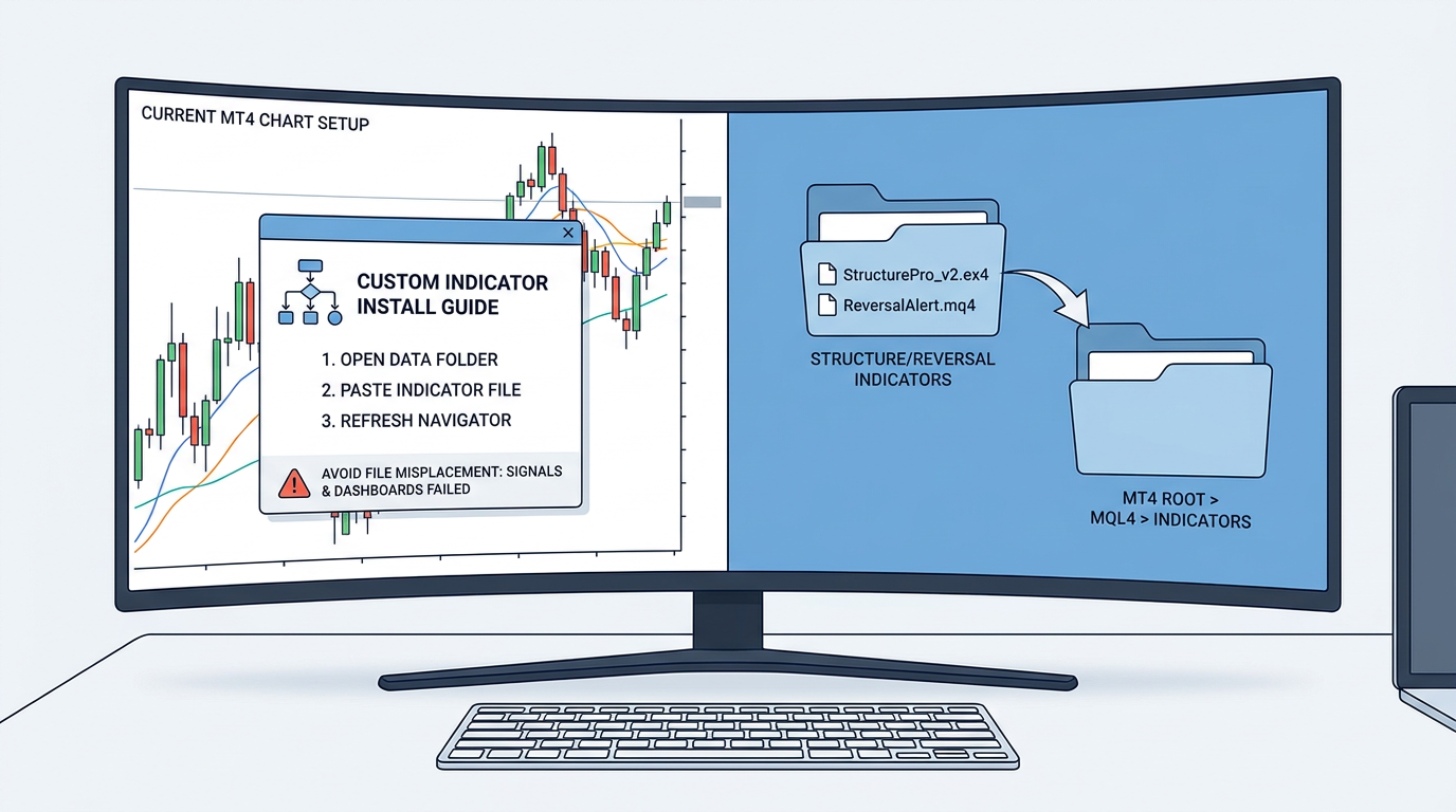 How to Install a Custom MT4 Indicator Without Breaking Your Chart Setup