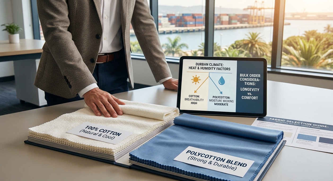 Cotton vs Polycotton: Which Fabric Is Right for Your Durban Workwear?