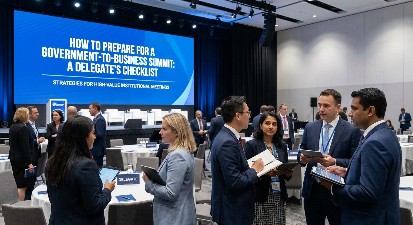 How to Prepare for a Government-to-Business Summit: A Delegate's Checklist